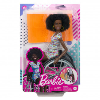 Barbie Fashionista Wheelchair Black