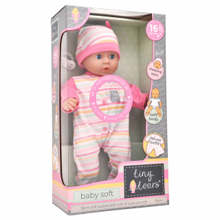 Tiny Tears Baby Soft  15" with 16 Sounds 