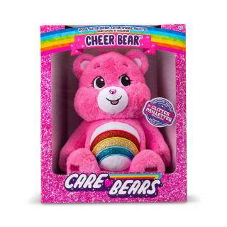 Care Bears 35cm Glitter Belly Medium Plush - Cheer Bear