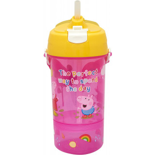Peppa Pig Perfect Day Sip and Snack Bottle
