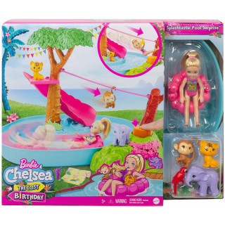 Barbie Birthday Suprise Chelsea Jungle River Playset