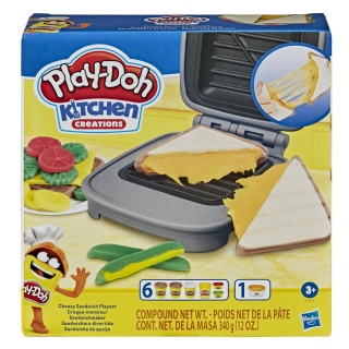Play-Doh Kitchen Creations Cheesy Sandwich Playset 