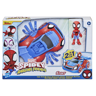 Spidey and His Amazing Friends Change 'N Go Web-Crawler And Spidey