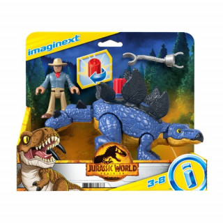 Imaginext Jurassic World Stegosaurus & Dr. Grant