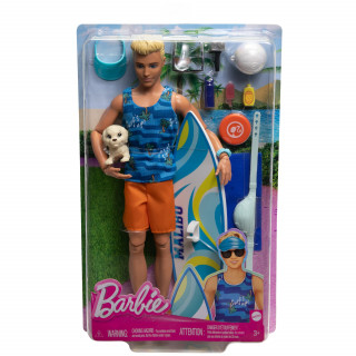 Barbie Movie Deluxe Ken and Surfboard 