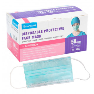 Disposable Face Mask Box of 50 Sealed