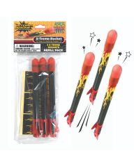 Stomp Rocket X-Treme Rocket Refill Pack 3 Rockets