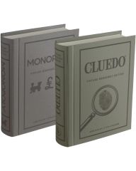 Vintage Bookshelf Edition Cluedo and Monopoly Board Games