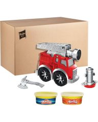 Play-Doh Fire Engine Brown Box Packaging