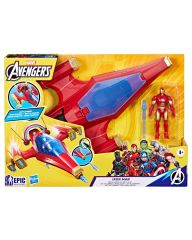 Avengers Epic Hero Series Iron Man Repulsor Blast Battle Jet