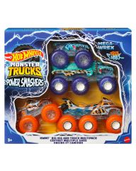 Hot Wheels - Monster Truck 1:64 Power Smashers Trucks & Big Rigs Multipack