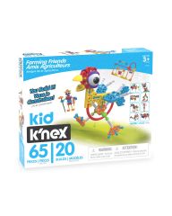 Kid K'NEX Farmin' Friends 61 Pc/ 20 Model Building Set 